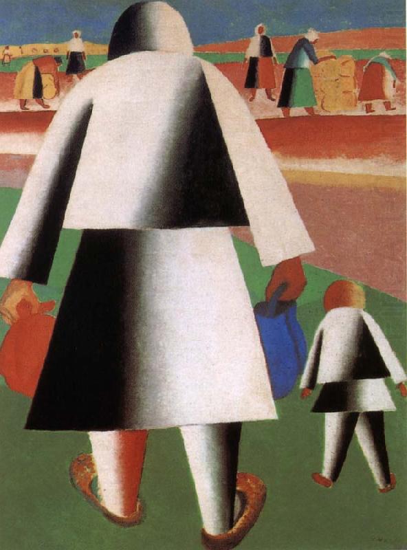 Harvest season, Kasimir Malevich